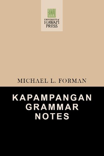Kapampangan grammar notes