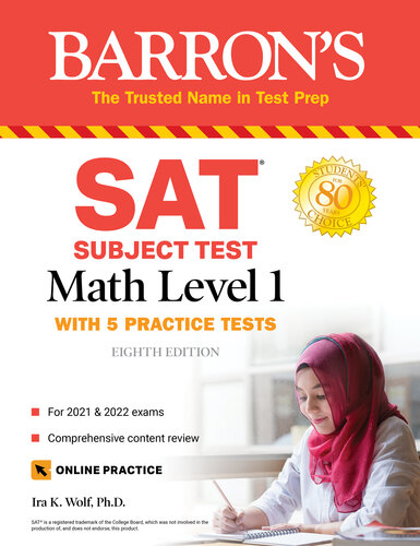 SAT Subject Test Math Level 1: With 5 Practice Tests