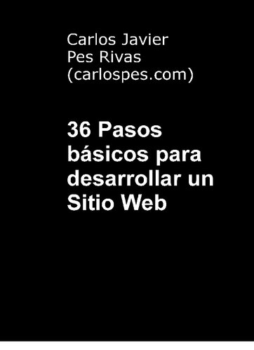 36 pasos basicos para desarrollar un sitio web
