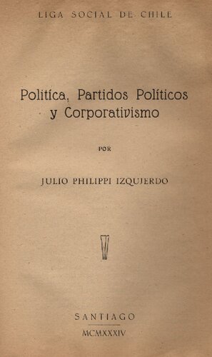Politica Partidos Politicos Y Corporativismo