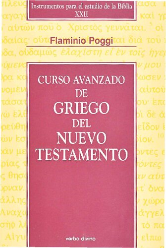 Curso Avanzado Del Griego Del Nuevo Testamento