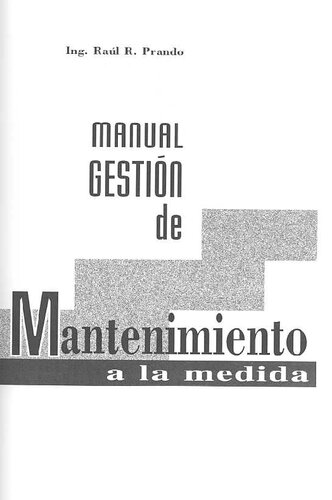 Manual Gestion De Mantenimiento A La Medida