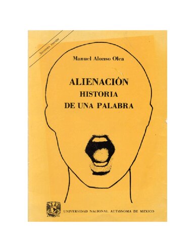 Alienacion Historia De Una Palabra