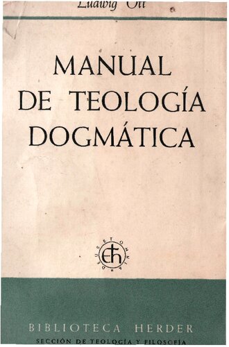 Manual De Teologia Dogmatica