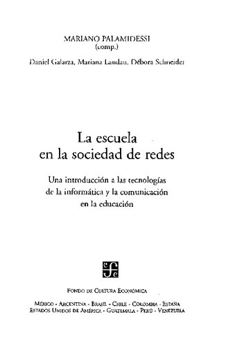 La Escuela En La Sociedad De Redes