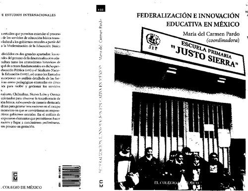 Federalizacion E Inovacion Educativa En Mexico