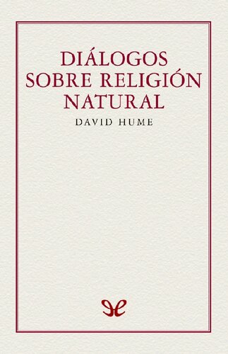 Diálogos sobre la religión natural