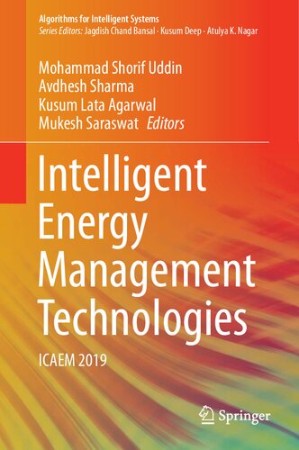Intelligent Energy Management Technologies: ICAEM 2019
