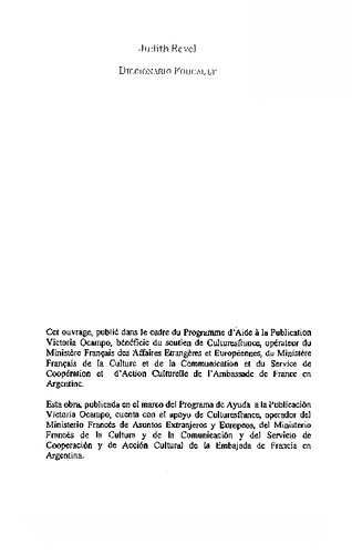 Diccionario Foucault