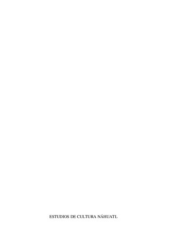 Estudios De Cultura Nahuatl 35