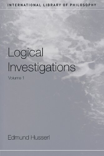 Logical Investigations