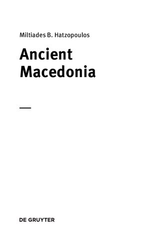 Ancient Macedonia