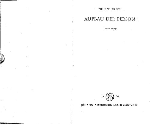 Aufbau der Person