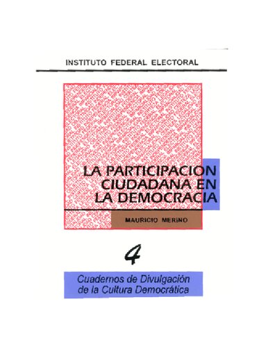 C4 La Participacion Ciudadana En La Democracia