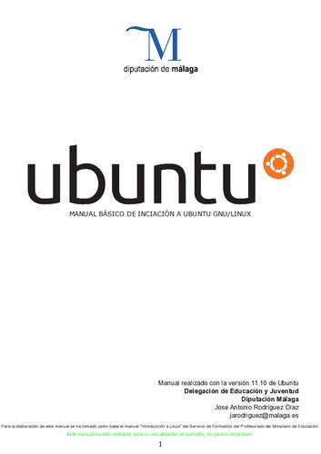 Manual Basico De Iniciacion A Ubuntu Gnu Linux