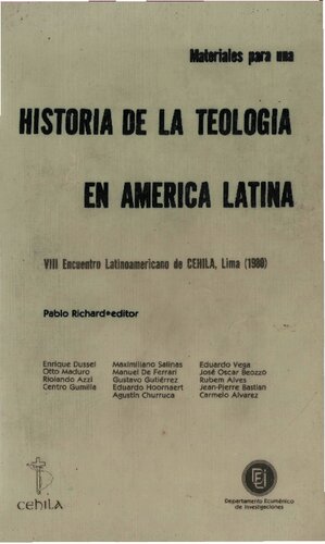 Historia De La Teologia En America Latina