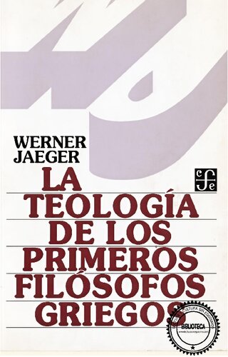 La teología de los primeros filósofos griegos