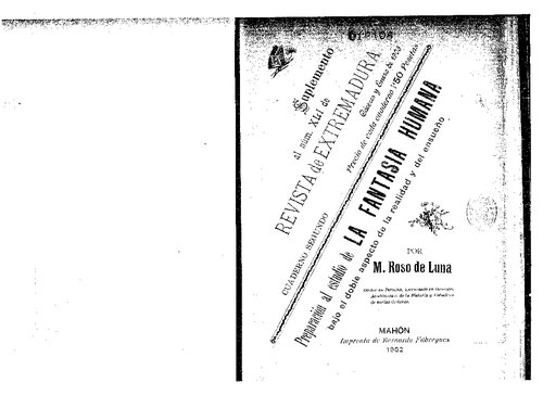 Preparacion Al Estudio De La Fantasia Humana II