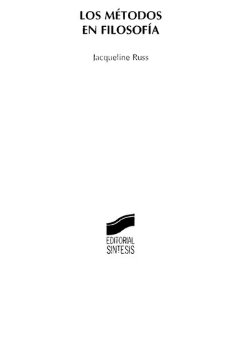 Los Metodos En Filosofia