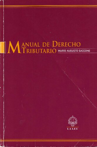 Manual De Derecho Tributario