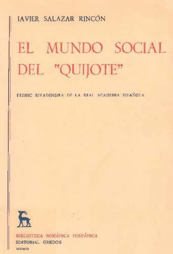 El Mundo Social Del Quijote