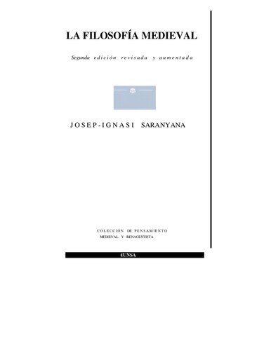 La Filosofia Medieval