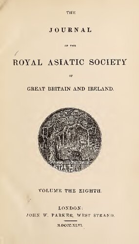 Journal of the Asiatic Society of Great Britain and Ireland