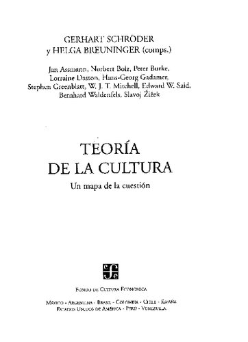 Teoria De La Cultura