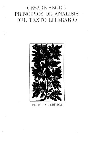 Principios De Analisis Del Texto Literario