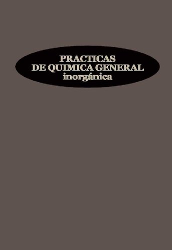 Practicas De Quimica General Inorganica
