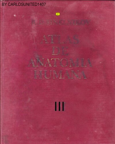 Atlas De Anatomia Humana Tomo III 3ed