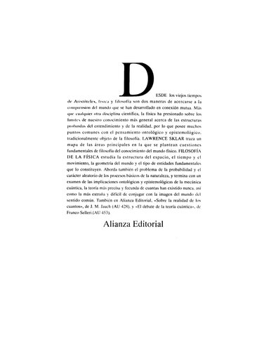 Filosofia De La Fisica