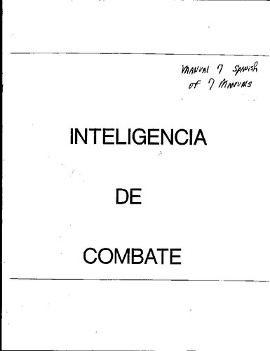 Inteligencia De Combate