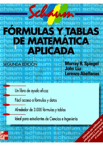 Fórmulas y tablas de matemática aplicada