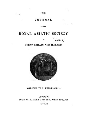 Journal of the Asiatic Society of Great Britain and Ireland