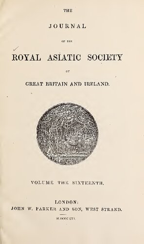 Journal of the Asiatic Society of Great Britain and Ireland