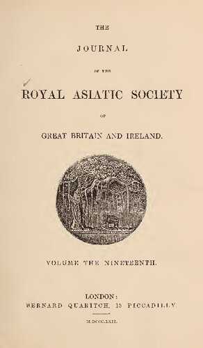 Journal of the Asiatic Society of Great Britain and Ireland