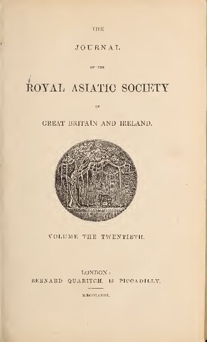 Journal of the Asiatic Society of Great Britain and Ireland