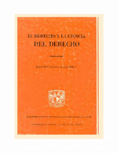 El Derecho Y La Ciencia Del Derecho
