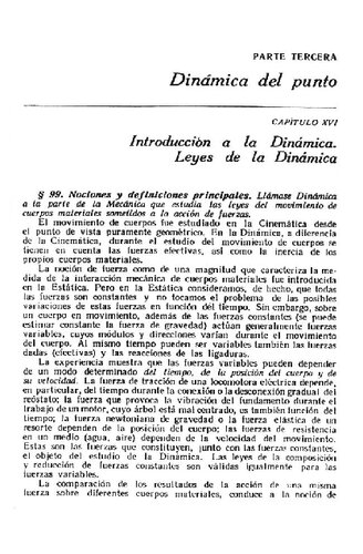 Breve Curso De Mecanica Teorica