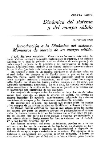Breve Curso De Mecanica Teorica