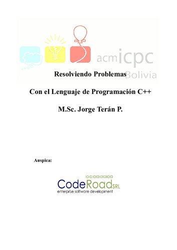 Resolviendo Problemas Con El Lenguaje De Programacion C++