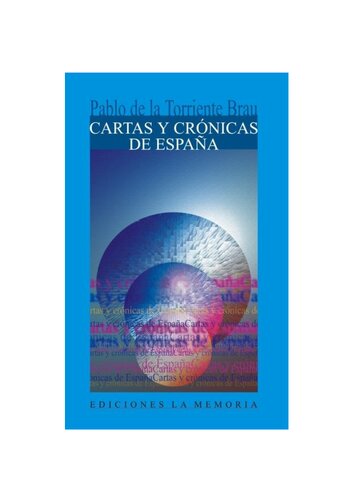 Cartas Y Cronicas De España