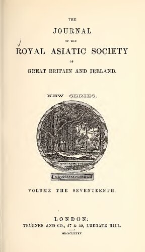 The Journal of the Royal Asiatic Society of Great Britain and Ireland; New Series