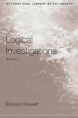 Logical Investigations