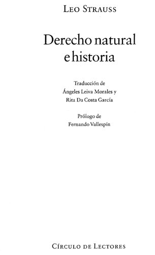 Derecho Natural E Historia