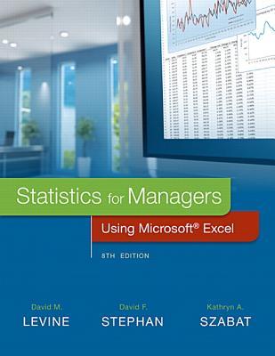 Statistics for managers using Microsoft Excel