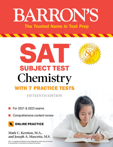 SAT Subject Test Chemistry: With 7 Practice Tests