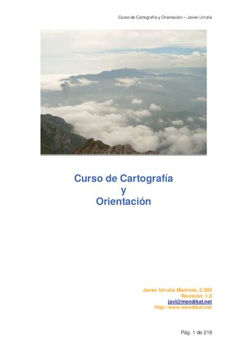 Curso De Cartografia Y Orientacion