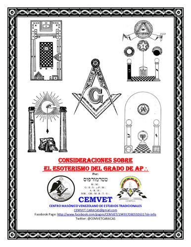 Consideraciones Sobre El Esoterismo Del Grado De Aprendiz
